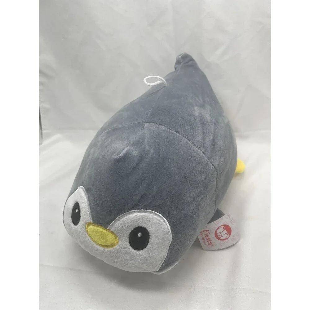 Fiesta  Penny Penguin 12” Gray Plush Soft Squishy Stuffed Animal Toy